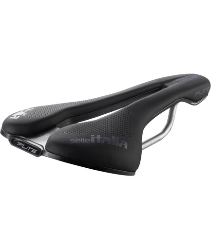 [SI017BSFSN] SELLE ITALIA Flite Boost SuperFlow S telaio in TI 316 fibra-tek nera