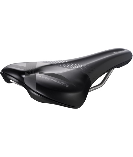 [SI036XBOW316LN] SELLE ITALIA X-Bow L telaio in TI 316 soft-tek nera/grigia