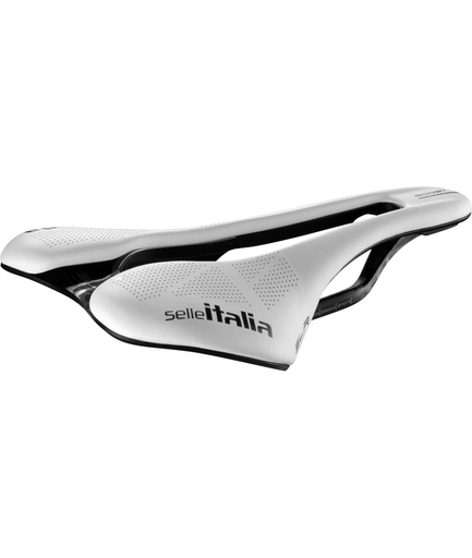 [SI04121BCSFLW] SELLE ITALIA Sella SLR Boost Kit Carbonio Superflow L tel. in Carbon Fibra-Tek bianca