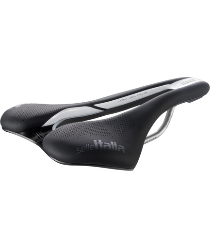 [SI0419BSFESN] SELLE ITALIA SLR Boost SuperFlow Endurance S telaio in TI 316 fibra-tek nera