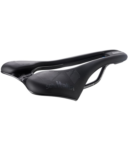 [SI041TMBSFLN] SELLE ITALIA SLR Boost SuperFlow TM L telaio in manganese soft-tek nera