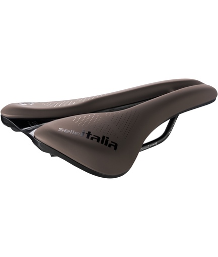 [SI080EBSFGTMLM] Selle Italia Novus Evo Boost Gravel TM Superflow L telaio in manganese soft-tek marrone