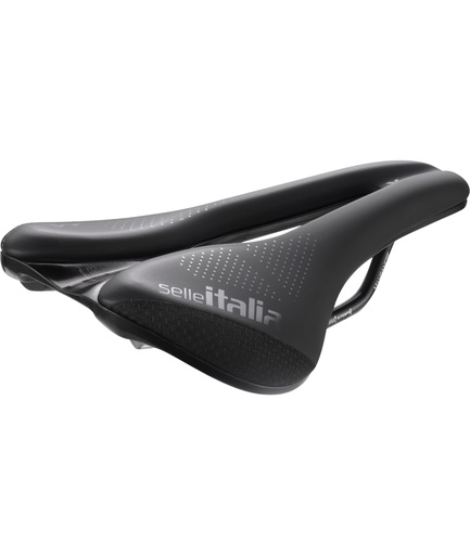 [SI080EBSFXCTMLN] SELLE ITALIA Sella Novus Evo Boost SuperFlow X-Cross TM L telaio in manganese Soft-Tek nera