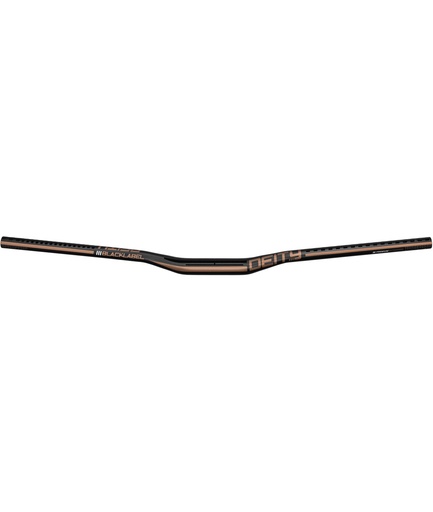 [DEBLK25BZ] Piega manubrio Blacklabel Ø31.8x800mm rise 15mm bronzo