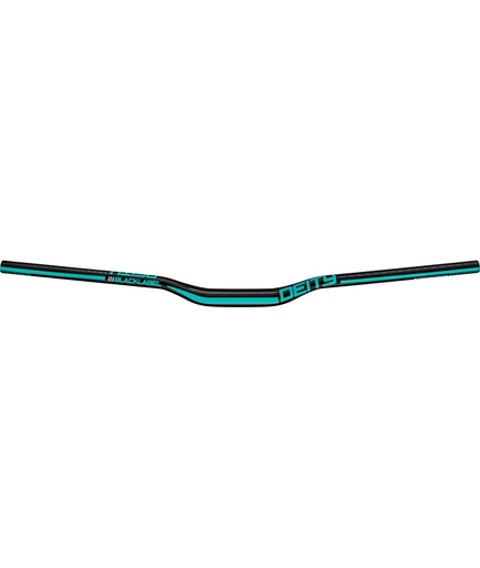 [DEBLK25TQ] Piega manubrio Blacklabel Ø31.8x800mm rise 25mm turchese