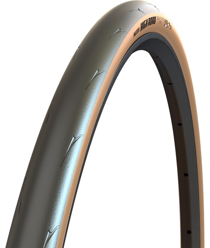[TB00415800] High Road 700x25C K2 TR ONE70 Tanwall nero/para 170TPI Carbon Fiber HYPR