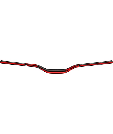 [DEBLK38RD] Piega manubrio Blacklabel Ø31.8x800mm rise 38mm rosso