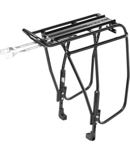 [TKTA2151B] Portapacchi posteriore Uni Super Tourist DX (disco) con sistema MTX/MTX 2.0 QuickTrack - per ruote 24" - 29" e 700C