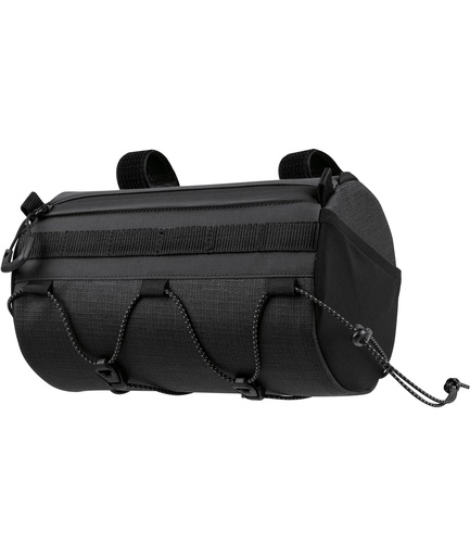 [TKTC2312B] Borsello al manubrio Tubular Barbag (3,8L) nero con cinturino in velcro