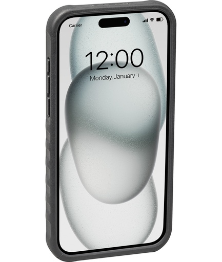 [TKTRKTT9886BG] Custodia RideCase per iPhone 15 Plus nera/grigia