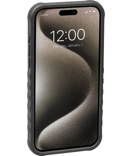 [TKTRKTT9888BG] Custodia RideCase per iPhone 15 Pro Max nera/grigia