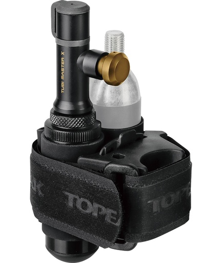 [TKTUBMSX] Stock Kit utensili Tubi Master X con 1 cartuccia CO2 25gr. per coperture tubeless con cinturino in velcro