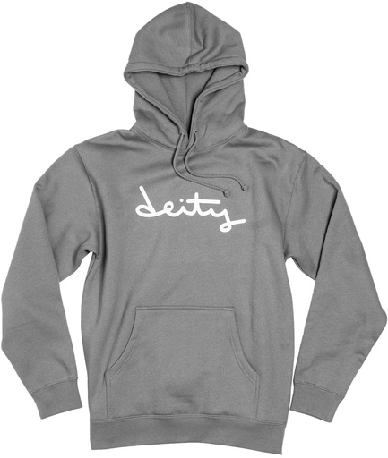 [DEHD01GXXL] Felpa con cappuccio Deity Ripcord grigia taglia XXL