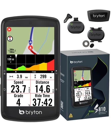 [BRS810T] Rider S810T con kit dual sensor cadenza/velocità e fascia cardio
